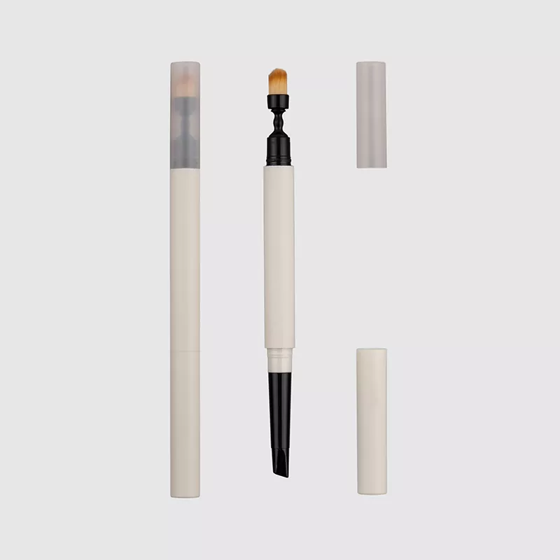 Blending Round Brush ထုပ်ပိုးနှင့်အတူ dual-ended Brow ခဲတံ