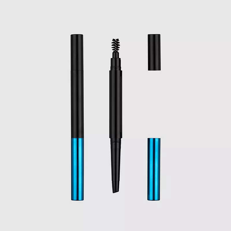 Dual-ended Brow ခဲတံသည်တိကျစွာ Busal brush ထုပ်ပိုးနှင့်အတူခဲတံခဲတံ